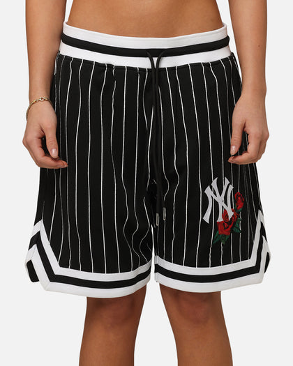 New Era New York Yankees Rose Mesh Shorts Black