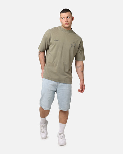 Saint Morta Essential Denim Shorts Light Blue Denim