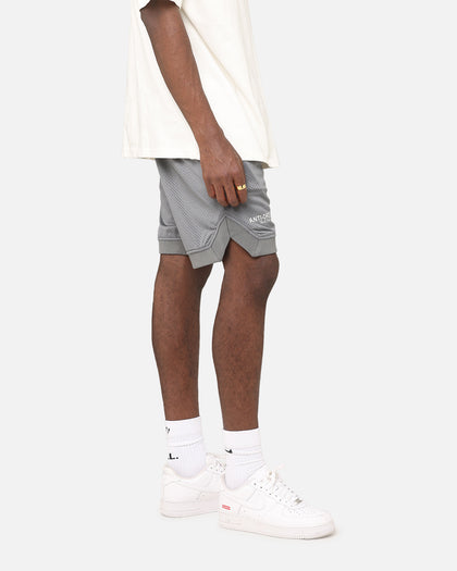 The Anti Order Track Club Basketball Shorts Dark Grey/Grey