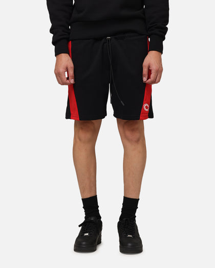 Carre Panelled Shorts Black/Red