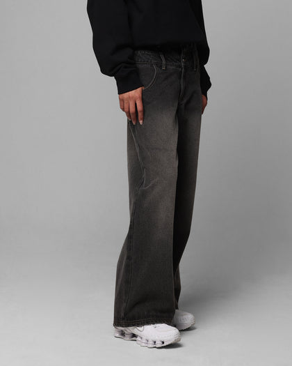 Loiter Star Layered Jeans Vintage Black