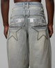Loiter Star Layered Jeans Washed Blue