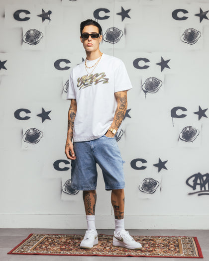 Carre Carpenter Jorts Light Blue Denim