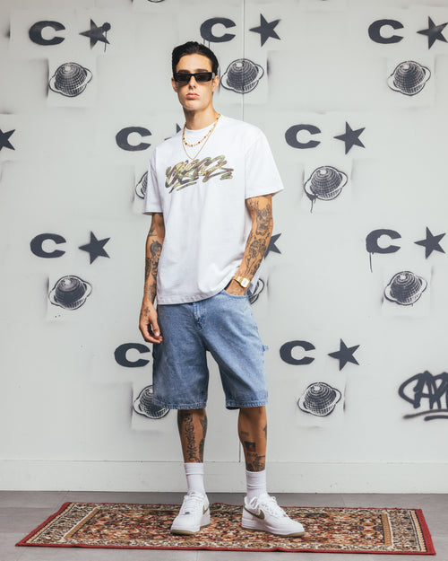 Carre Carpenter Jorts Light Blue Denim