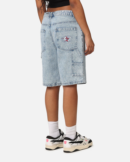 Carre Carpenter Jorts Light Blue Denim