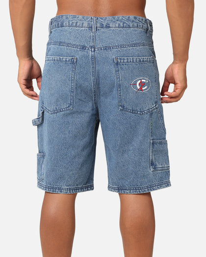 Carre Carpenter Jorts Mid Blue Denim