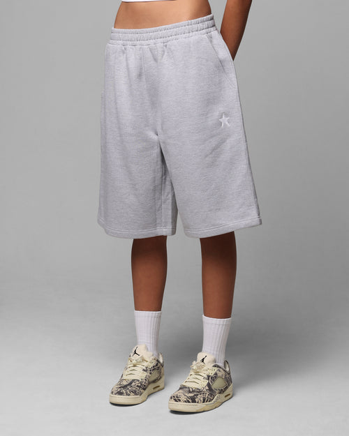 Loiter Premium Essentials Sweat Shorts Grey Marle