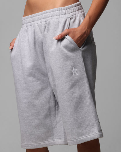 Loiter Premium Essentials Sweat Shorts Grey Marle