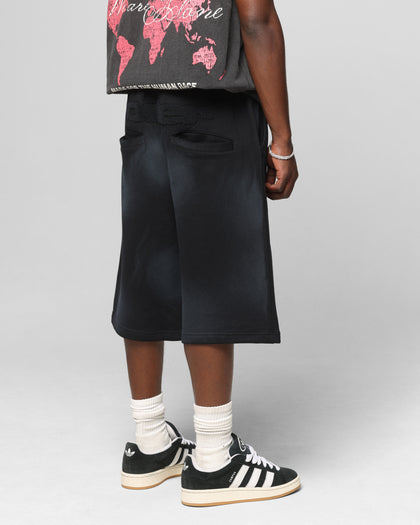Loiter Premium Essentials Sweat Shorts Washed Black