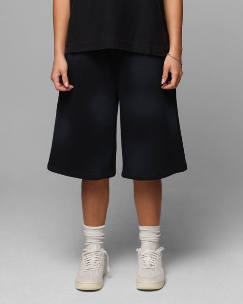 Loiter Premium Essentials Sweat Shorts Washed Black