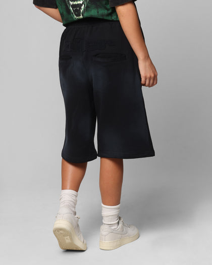 Loiter Premium Essentials Sweat Shorts Washed Black