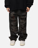 MNML Ultra Baggy Thrashed Denim Jeans Black