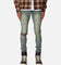 MNML X721 Dusted Skinny Denim Jeans Sun Washed Blue