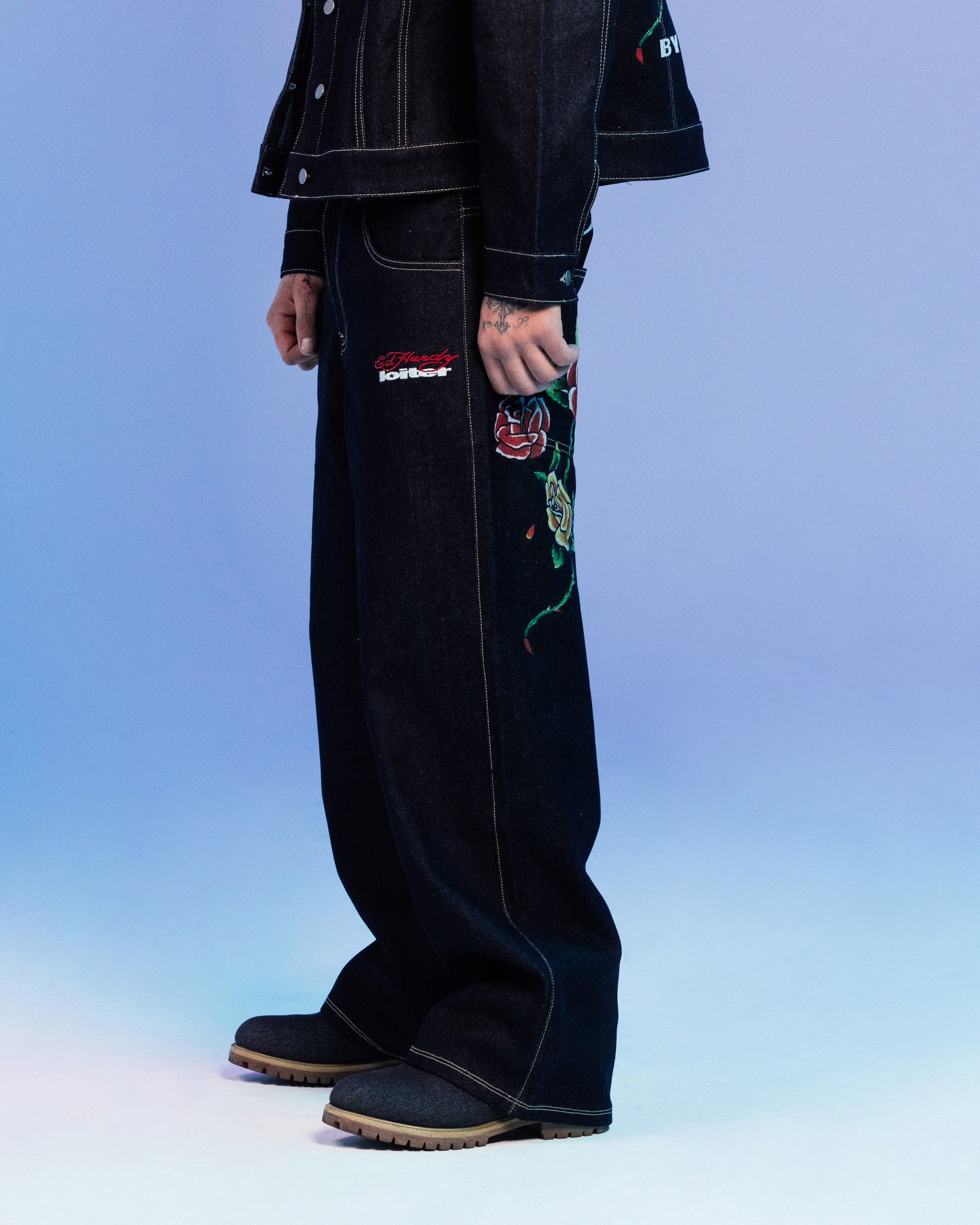 Ed Hardy By Loiter Denim Jeans Raw Indigo | Culture Kings