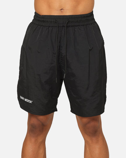 Saint Morta Official Nylon Shorts Black