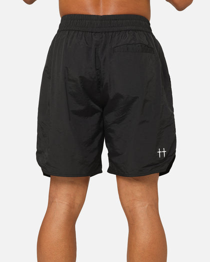 Saint Morta Official Nylon Shorts Black