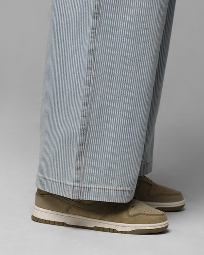 Loiter Collateral Baggy Jeans Blue Pin Stripe