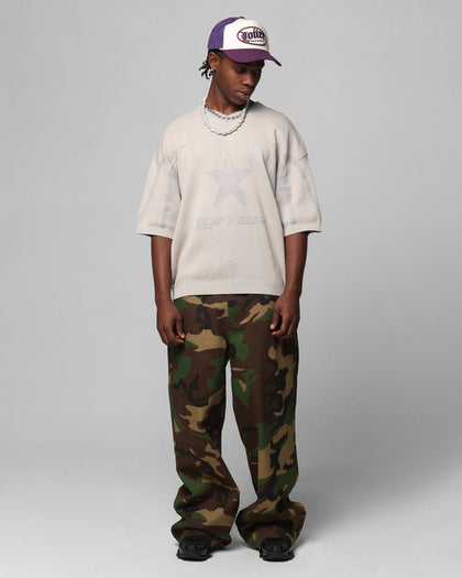 Loiter Collateral Baggy Jeans Woodland Camo