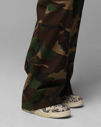 Loiter Collateral Baggy Jeans Woodland Camo