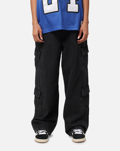 Carre Baggy Cargo Jeans Black Denim
