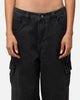 Carre Baggy Cargo Jeans Black Denim