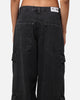 Carre Baggy Cargo Jeans Black Denim