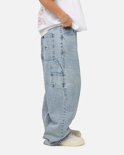 Carre Baggy Carpenter Jeans Light Blue Denim