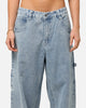 Carre Baggy Carpenter Jeans Light Blue Denim