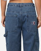 Carre Baggy Carpenter Jeans Mid Blue Denim