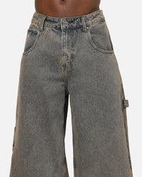 Carre Baggy Carpenter Jeans Washed Grey