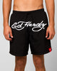 Ed Hardy Beach Shorts Black