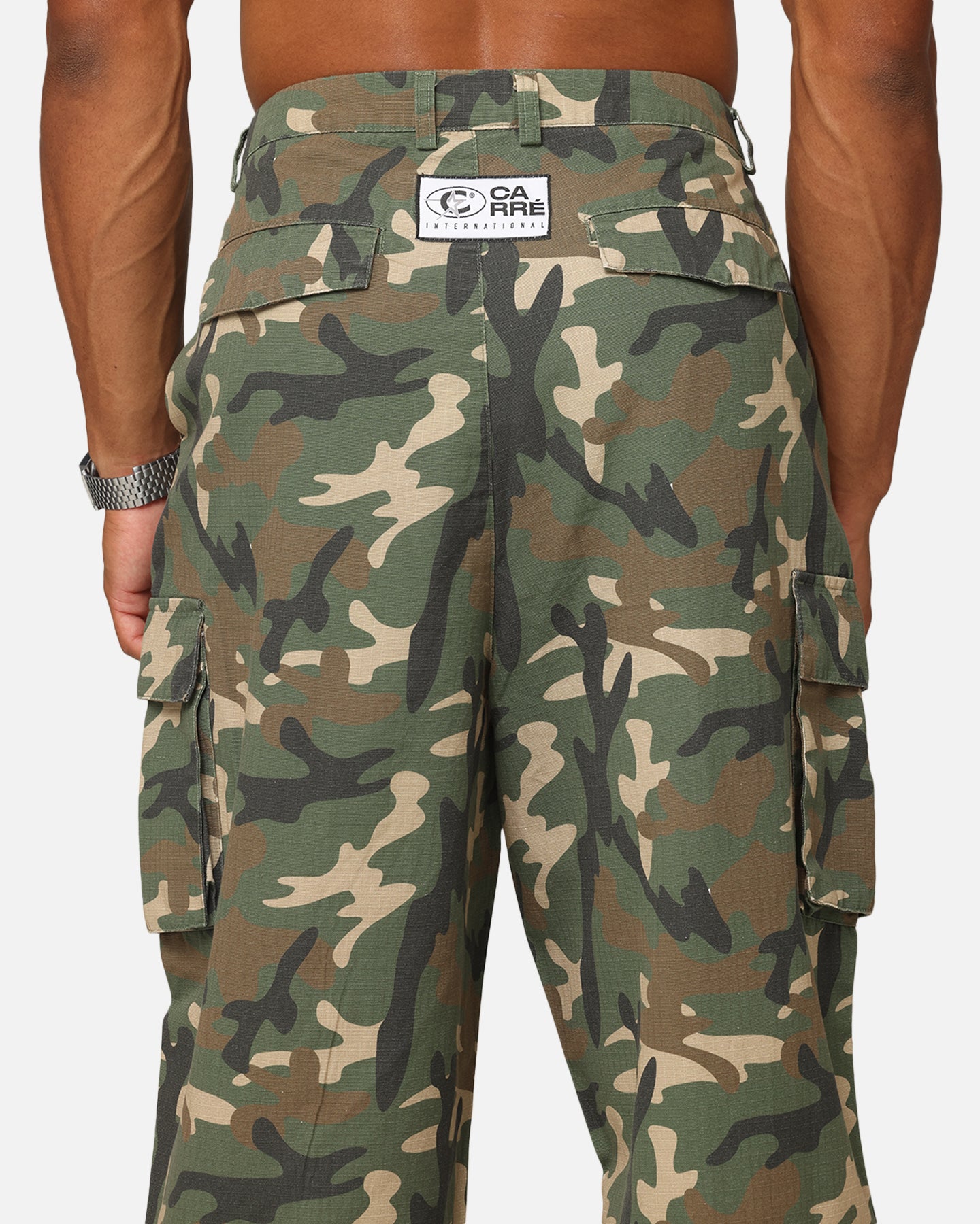 Carre Tactical Baggy Cargo Pants Woodland Camo | Culture Kings