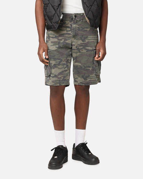 XXIII Torrent Cargo Shorts Washed Green Camo