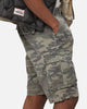 XXIII Torrent Cargo Shorts Washed Green Camo