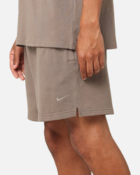 Nike Nocta Fleece CS Fleece Shorts Olive Grey