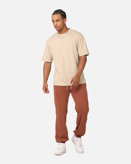 XXIII Luxe Printed Pants Brown