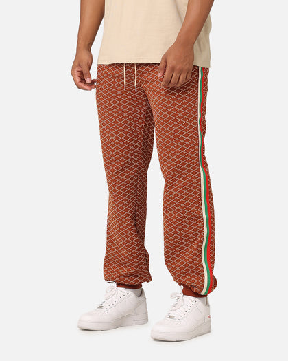 XXIII Luxe Printed Pants Brown