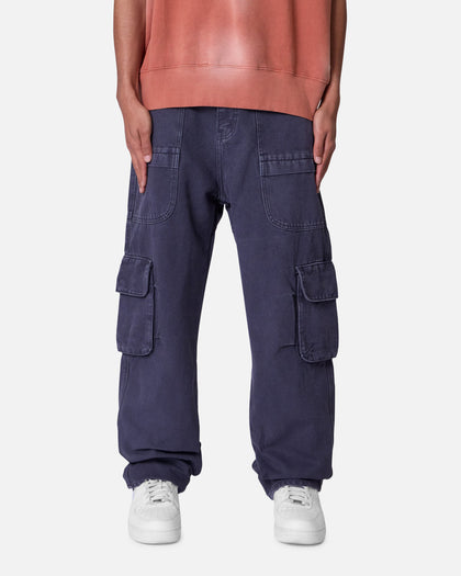 MNML Ultra Baggy Pocketeer Denim Pants Washed Black