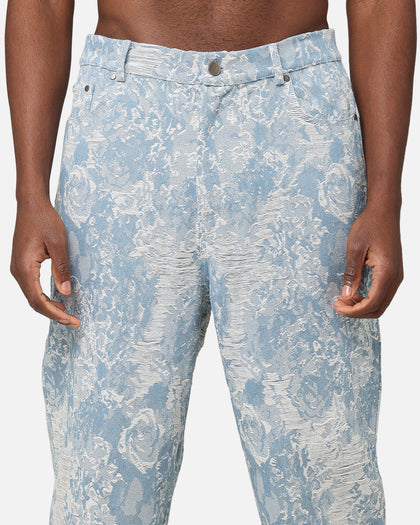 XXIII Denim Jacquard Jeans Pacific Blue