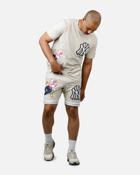 New Era New York Yankees 'Logo Select' Summer Shorts Stone