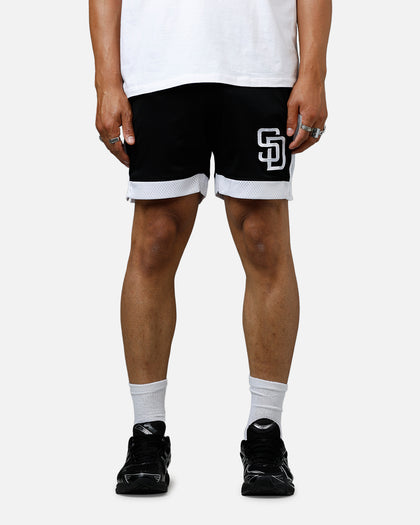 New Era San Diego Padres Sport Class Shorts Black/White