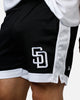 New Era San Diego Padres Sport Class Shorts Black/White