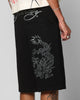 Ed Hardy Dragon Jorts Black