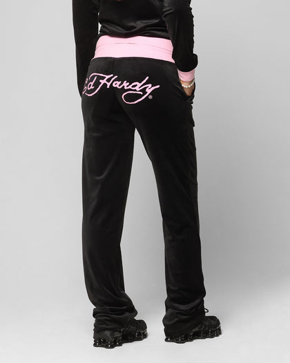 Ed Hardy Women's Ed Hardy Trackpants Black/Pink