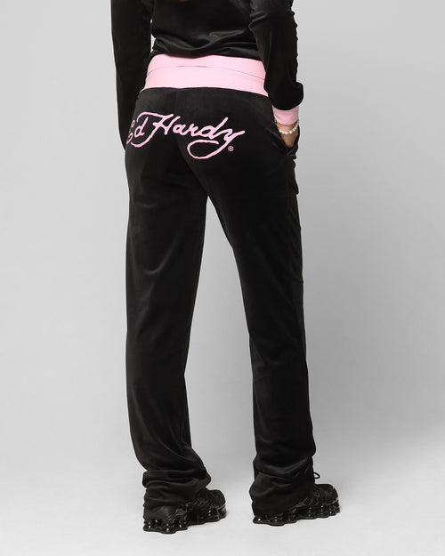 Ed Hardy Women's Ed Hardy Trackpants Black/Pink