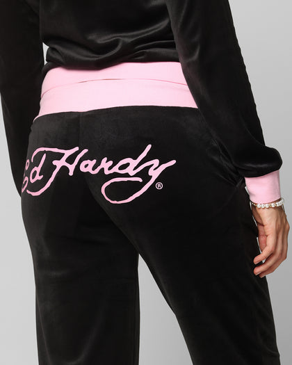Ed Hardy Women's Ed Hardy Trackpants Black/Pink