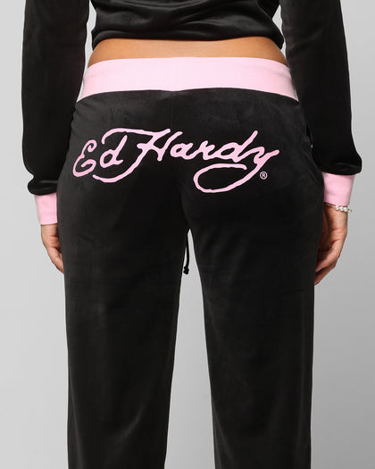 Ed Hardy Women's Ed Hardy Trackpants Black/Pink