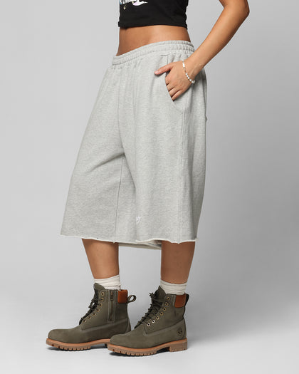 Ed Hardy Baggy Fleece Shorts Grey Marle