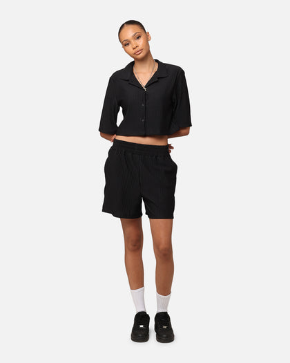 XXIII Women's Pleated Shorts Black