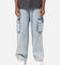 Saint Morta Cargo Jeans Light Blue